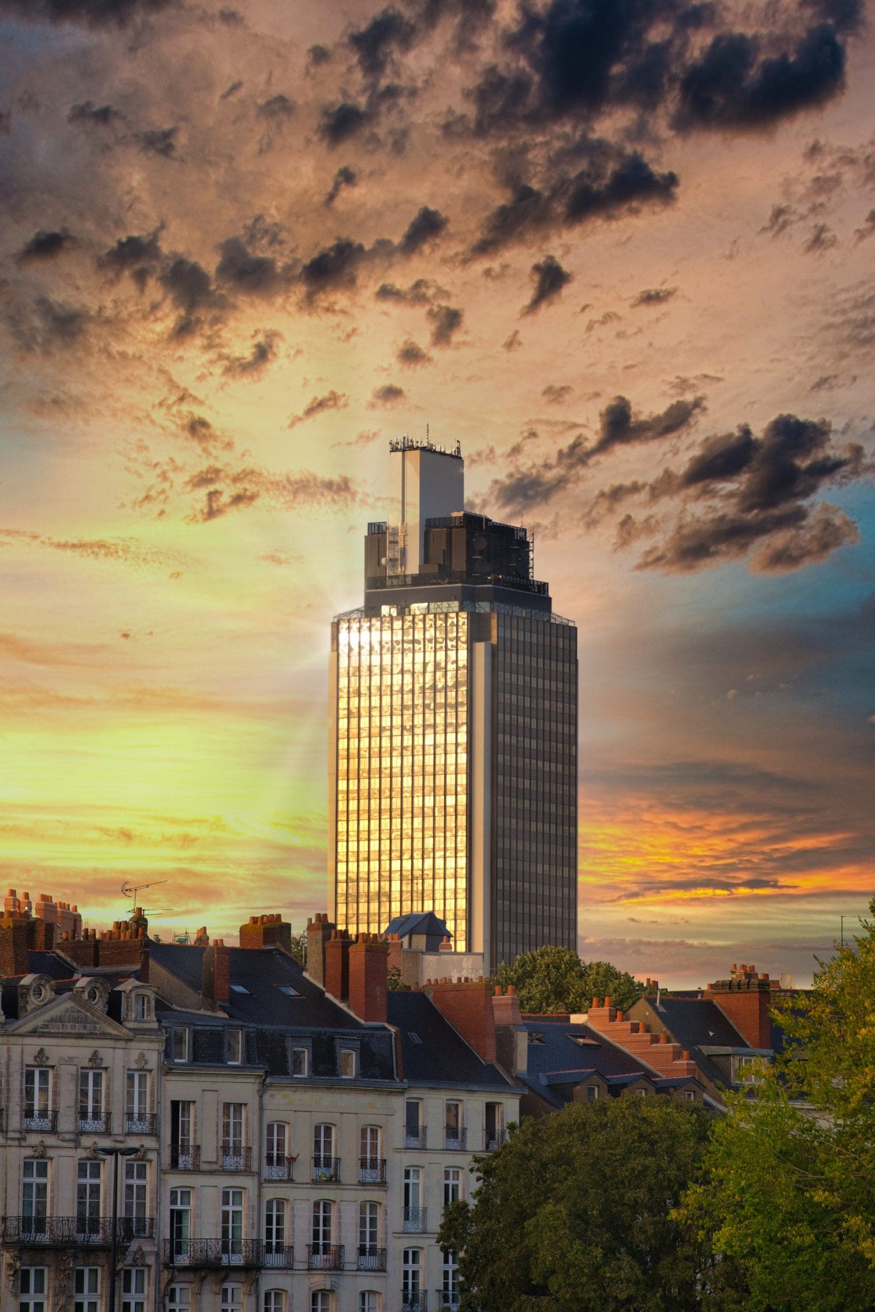 La tour Bretagne à la Golden Hour